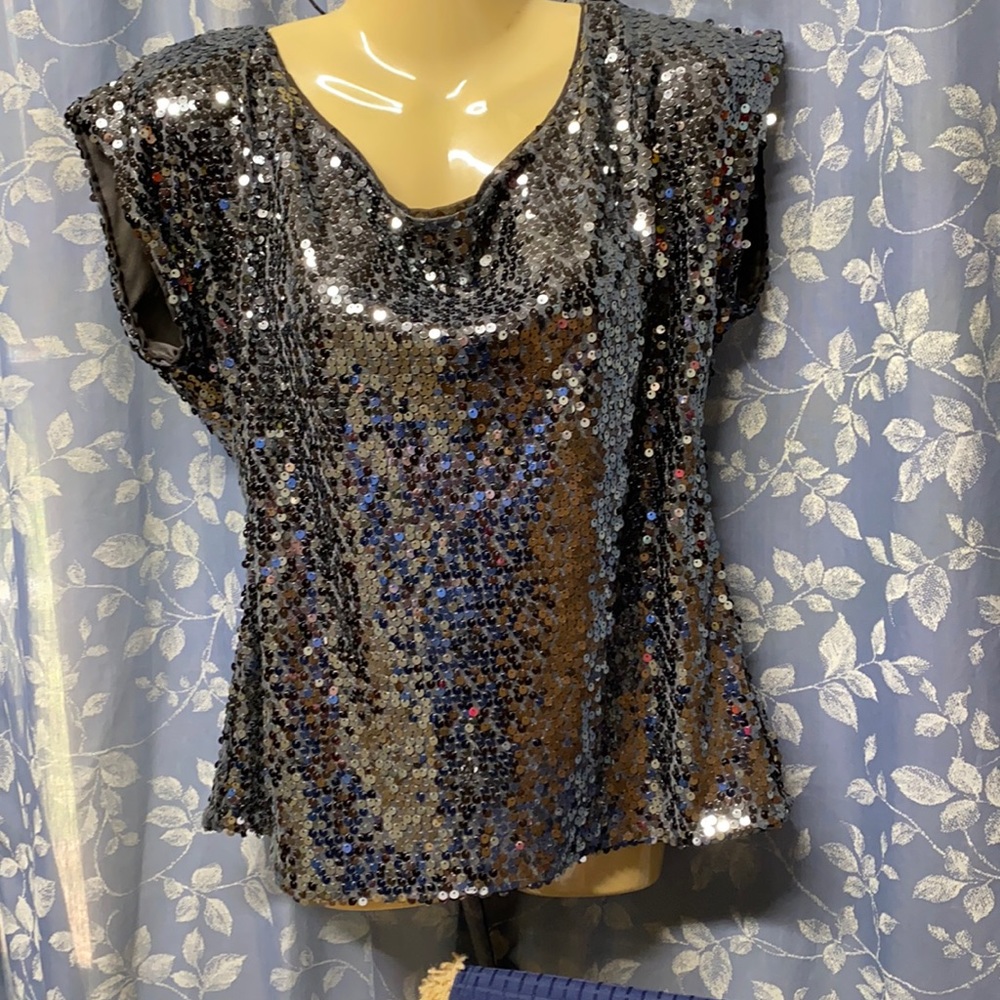 EXPRESS SEQUINED BLOUSE